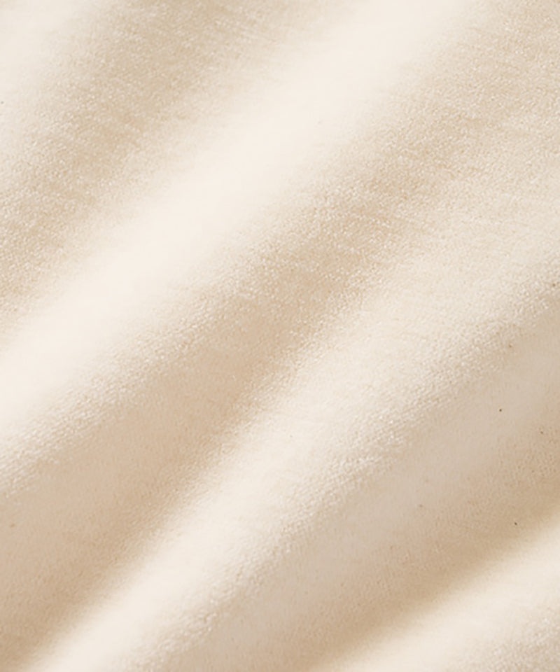 ベロアハーフジッププルオーバー / オーガニックコットン – PRISTINE