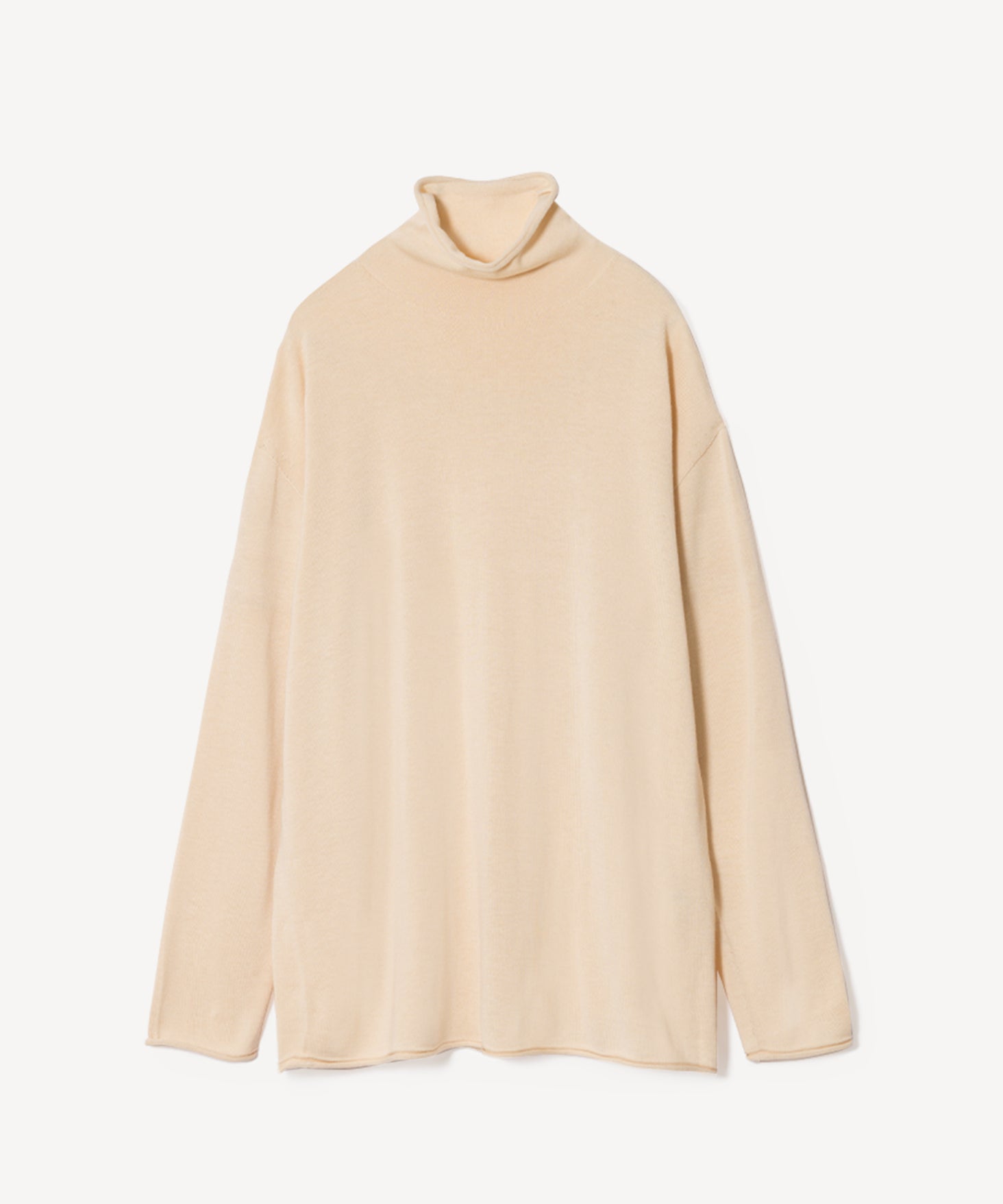 オーガニックコットン 「 ニットタートルプルオーバー 」｜PRISTINE
