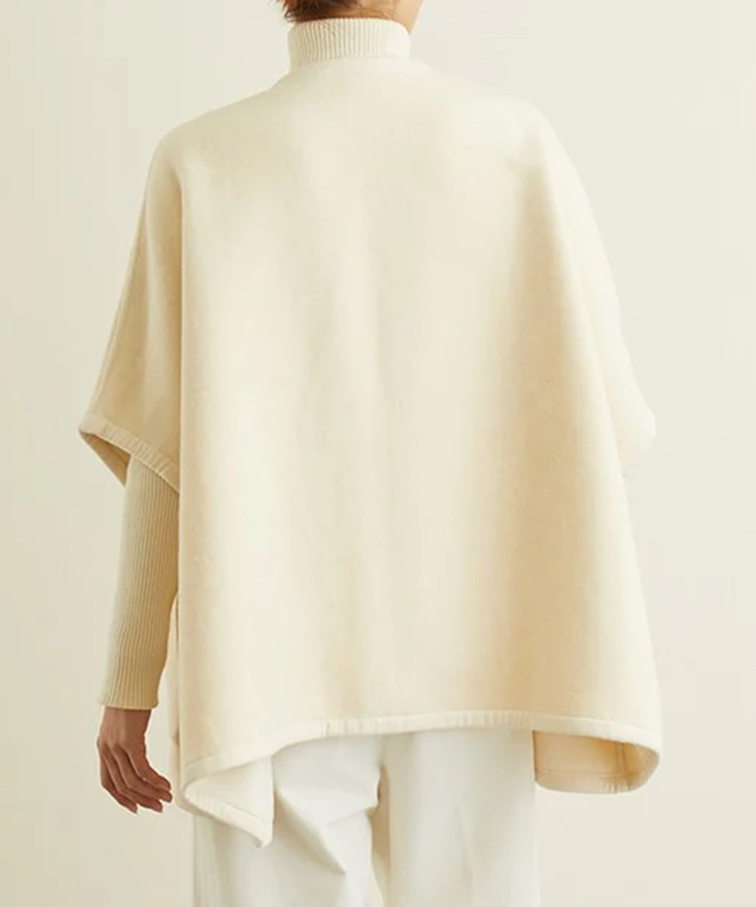 シルクコットンポンチョベスト – PRISTINE