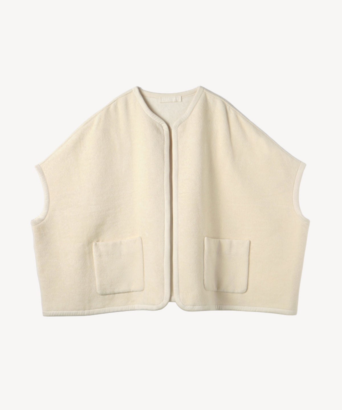 シルクコットンポンチョベスト