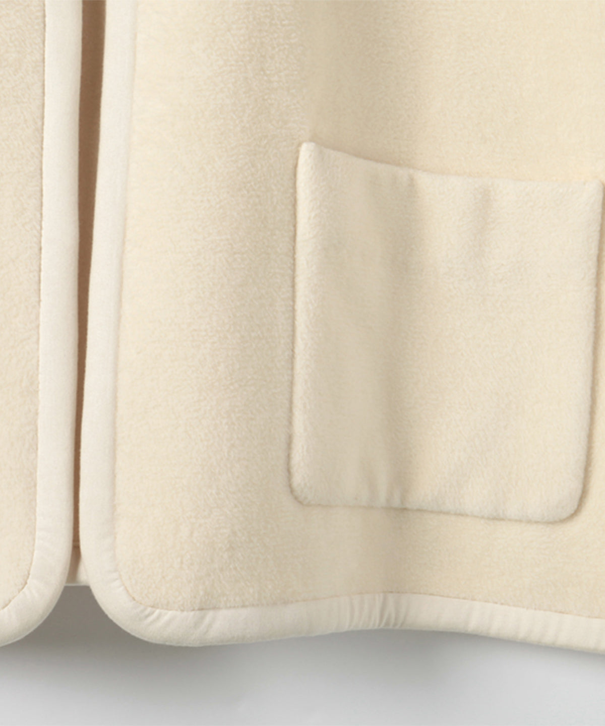 シルクコットンポンチョベスト – PRISTINE