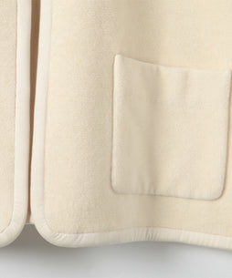 シルクコットンポンチョベスト