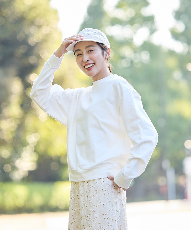 スムージー天竺長袖トレーナー