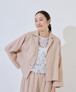 # モデル身長163cm　ブラウン着用