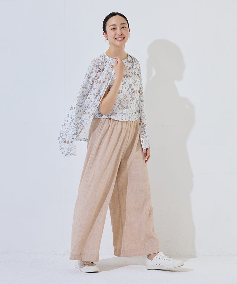 モデル身長163cm　ブラウン着用