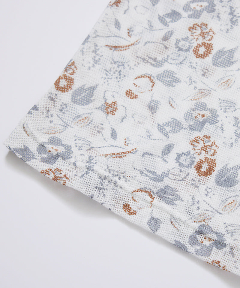 flowerメッシュTシャツ