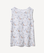 flowerメッシュタンクトップ