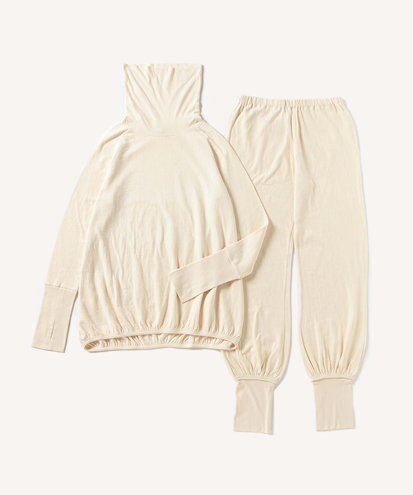 オーガニックコットン　タートルウォーマーパジャマ　プリスティン　ボトムスのみ タートルウォーマーパジャマ / オーガニックコットン – PRISTINE