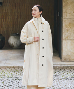 モデル身長163cm ロング着用