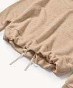 カシミヤ裏毛フーディ