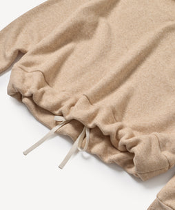 カシミヤ裏毛フーディ