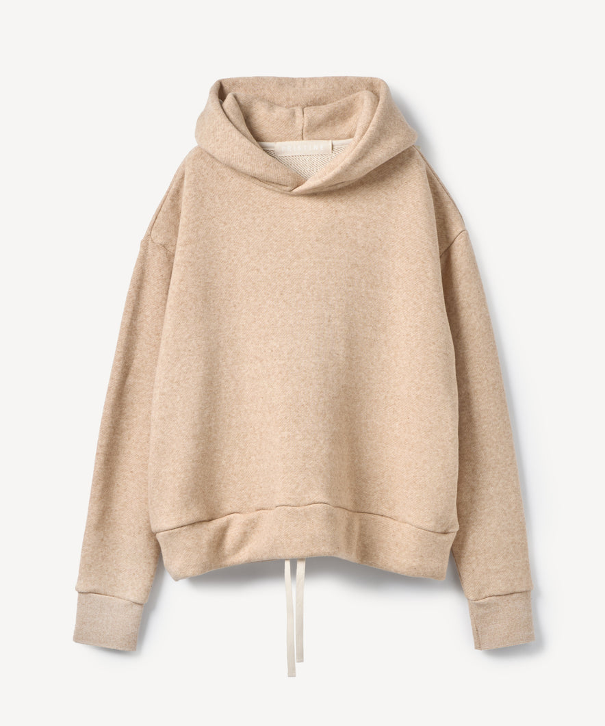 カシミヤ裏毛フーディ