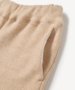 カシミヤ裏毛ワイドパンツ