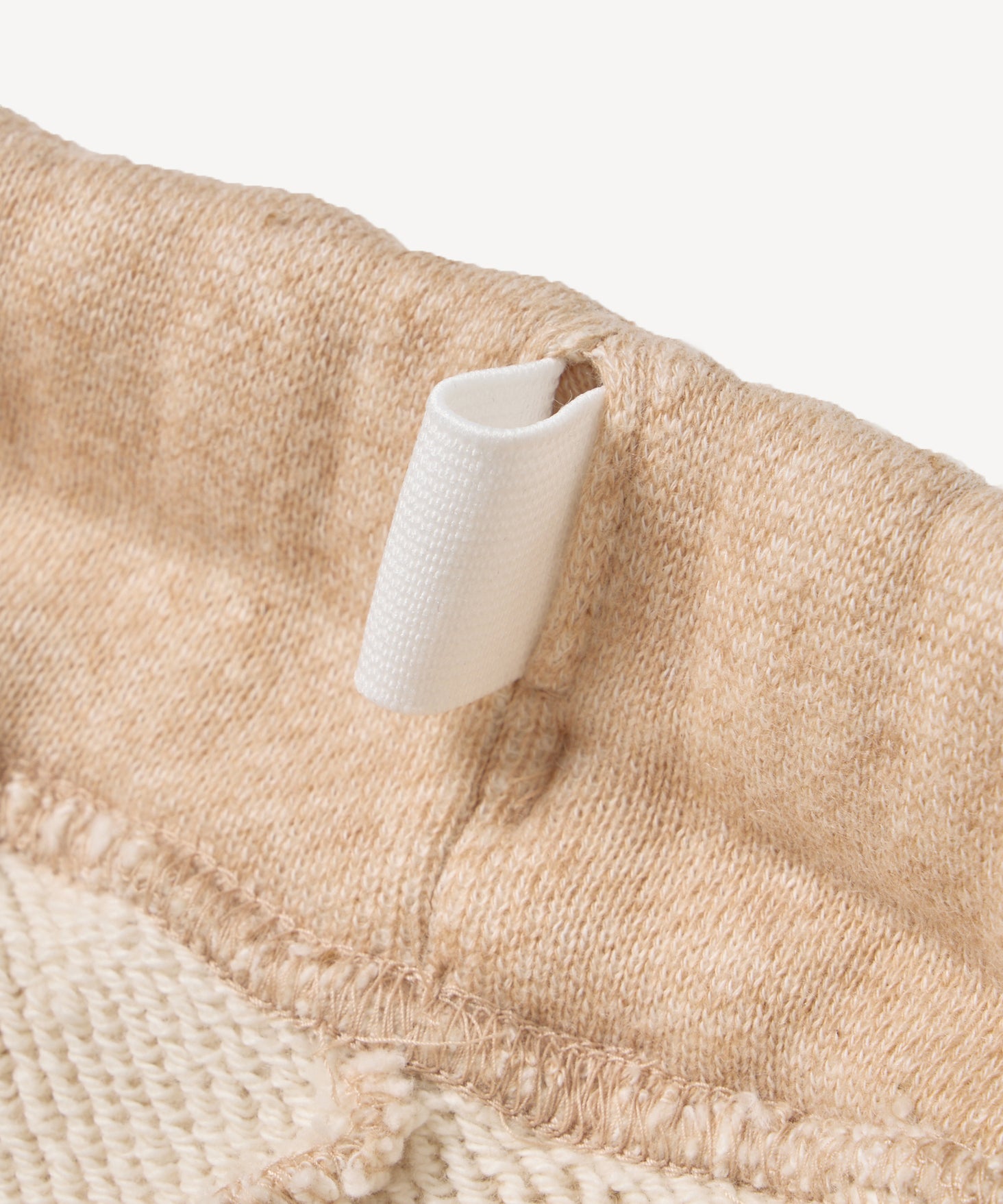 カシミヤ裏毛ワイドパンツ