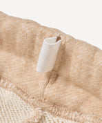 カシミヤ裏毛ワイドパンツ