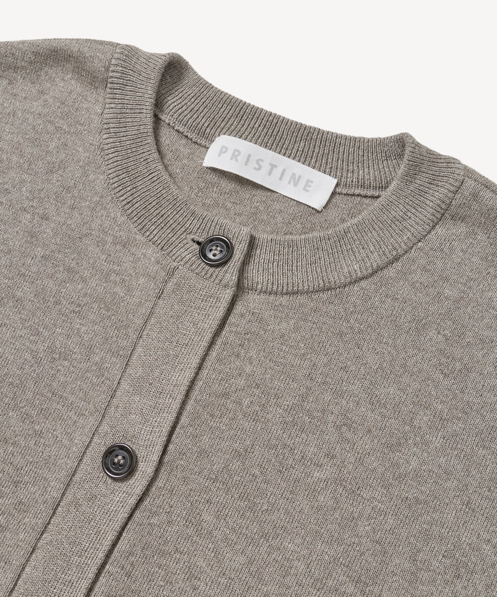 プリスティンPRISTINE 長袖カーディガン日本製M PRISTINE(プリスティン)｜カステラニットカーデ/ナチュラル の通販