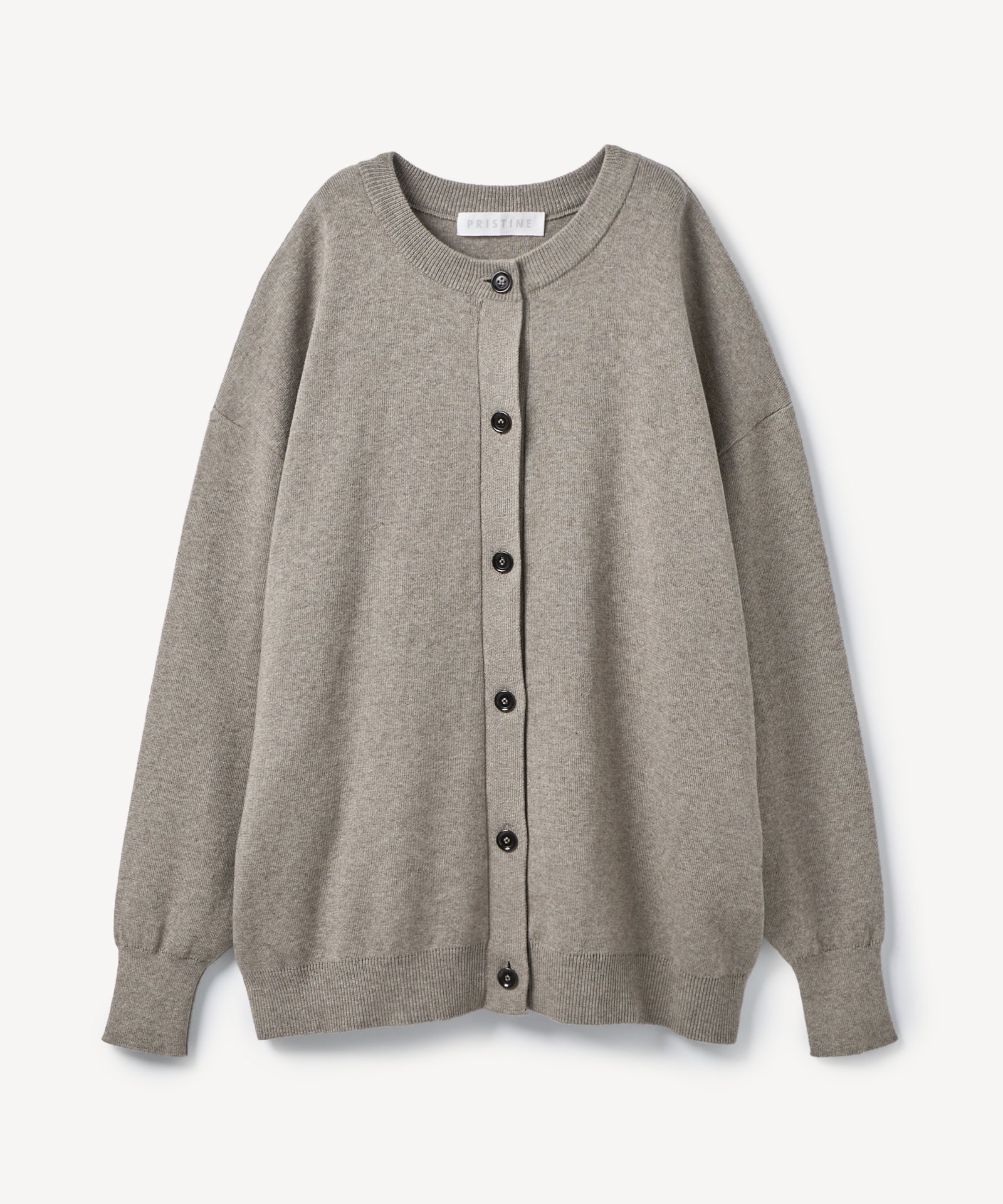 フォレストグレイビッグカーディガン – PRISTINE