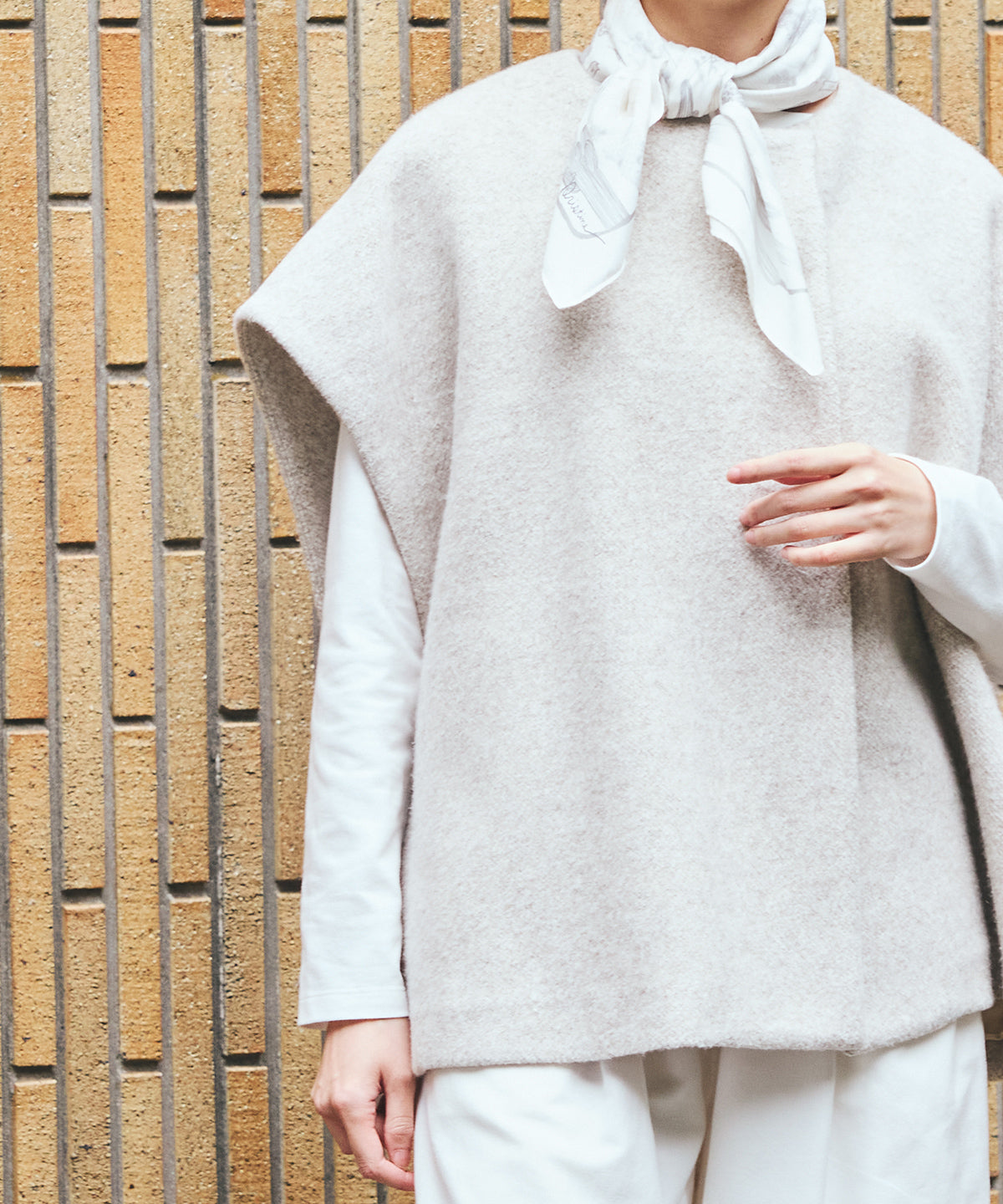 ヤクマーブルケープベスト / オーガニックコットン – PRISTINE ヤクマーブルケープベスト / オーガニックコットン – PRISTINE