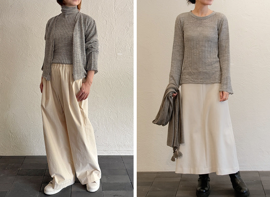 あたたかな冬の着こなし