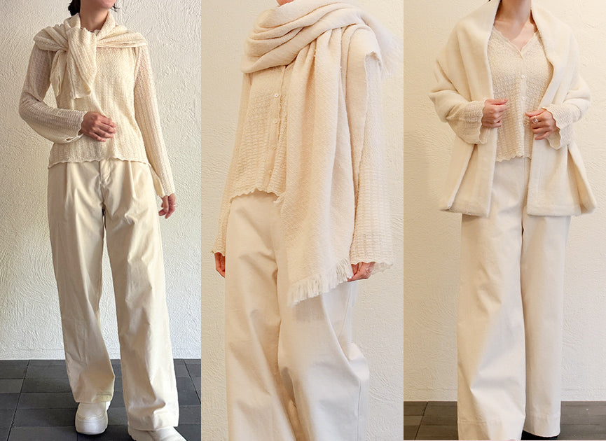 あたたかな冬の着こなし