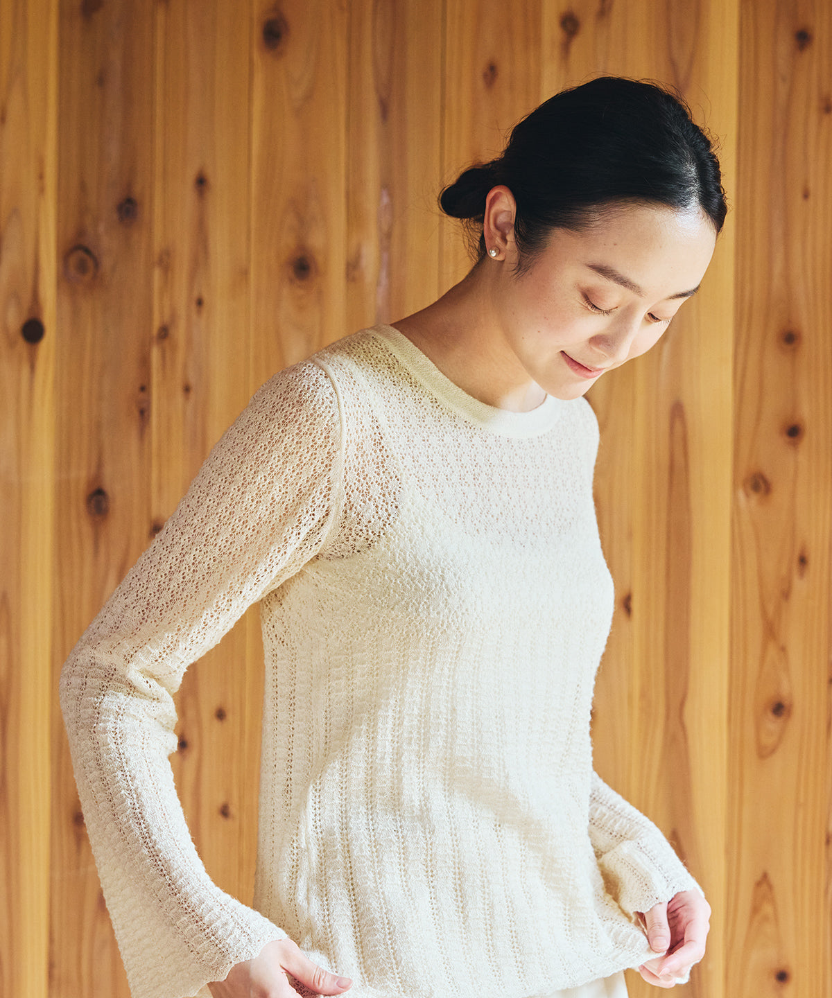 モデル身長163cm ナチュラル着用