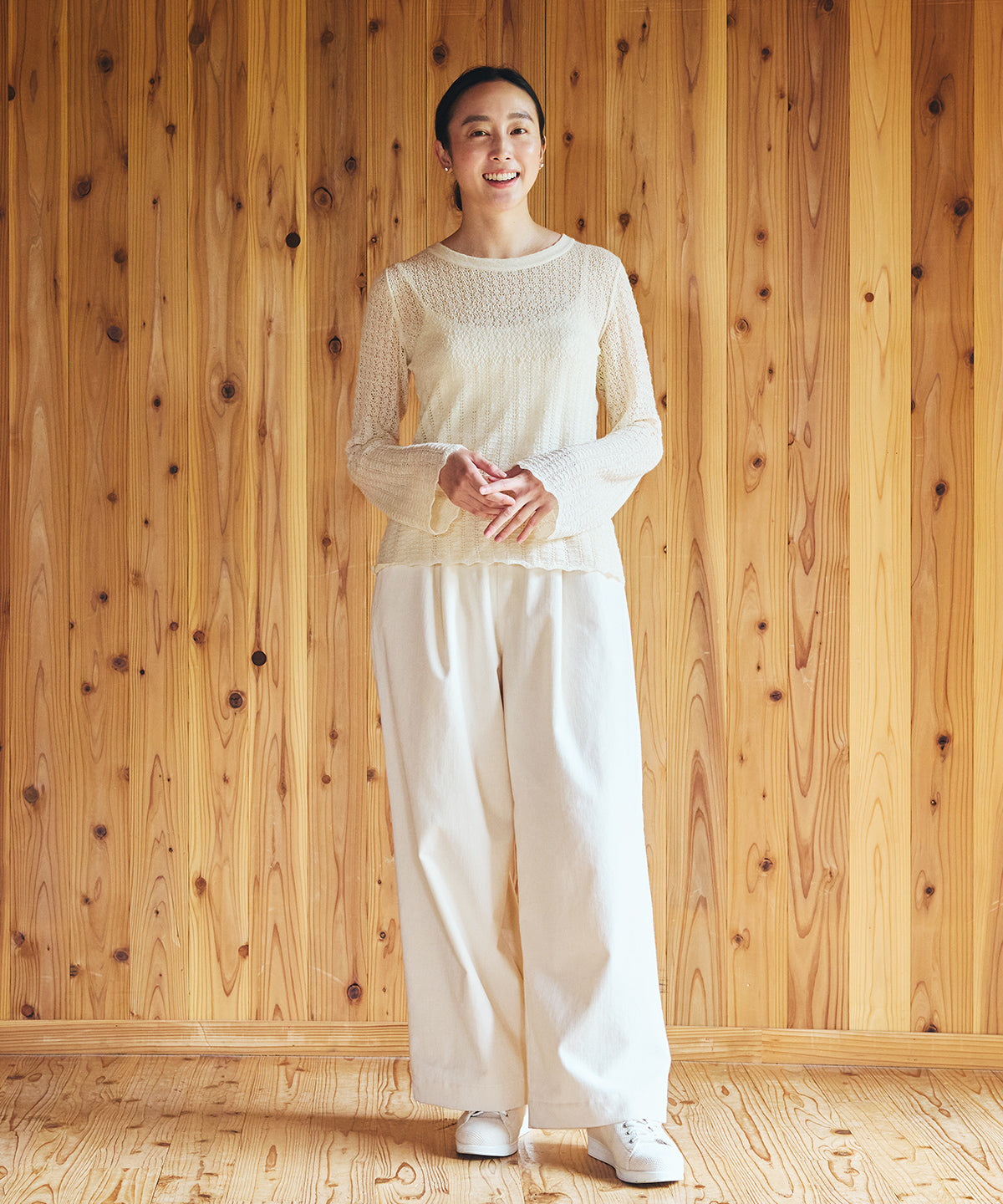 モデル身長163cm ナチュラル着用