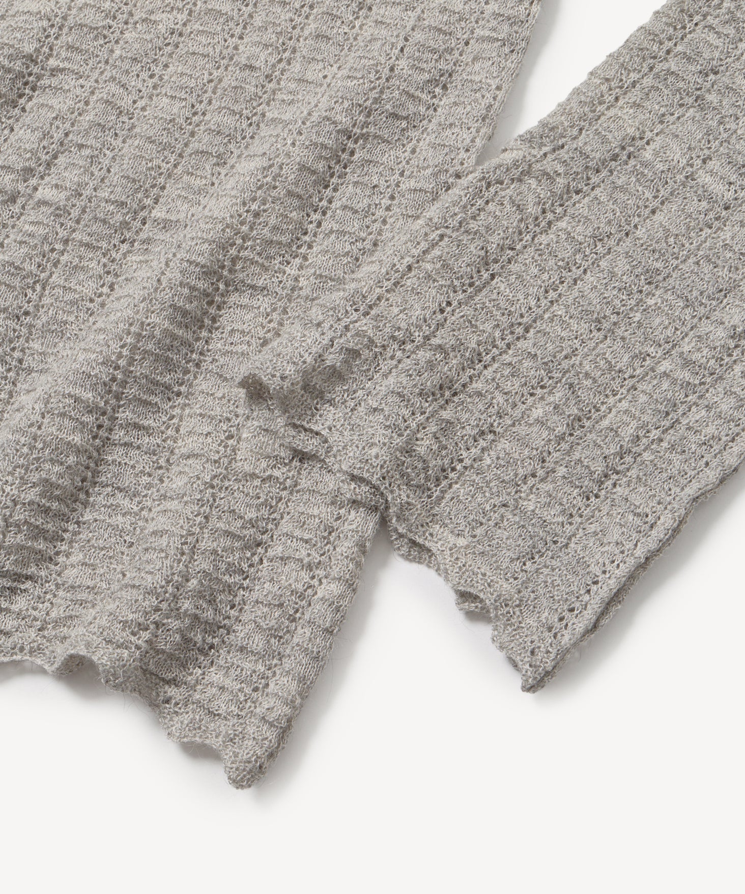 アルパカレーシーニットカーディガン