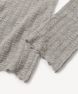 アルパカレーシーニットカーディガン