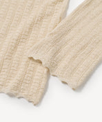 アルパカレーシーニットカーディガン