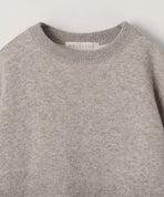 ヤク裏毛クルーネックプルオーバー