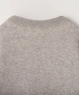 ヤク裏毛クルーネックプルオーバー