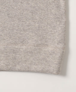 ヤク裏毛クルーネックプルオーバー