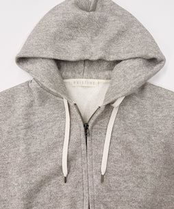 ヤク裏毛ジップアップパーカー