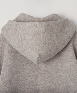 ヤク裏毛ジップアップパーカー