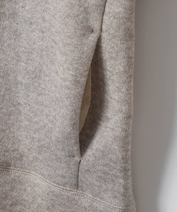 ヤク裏毛ジップアップパーカー