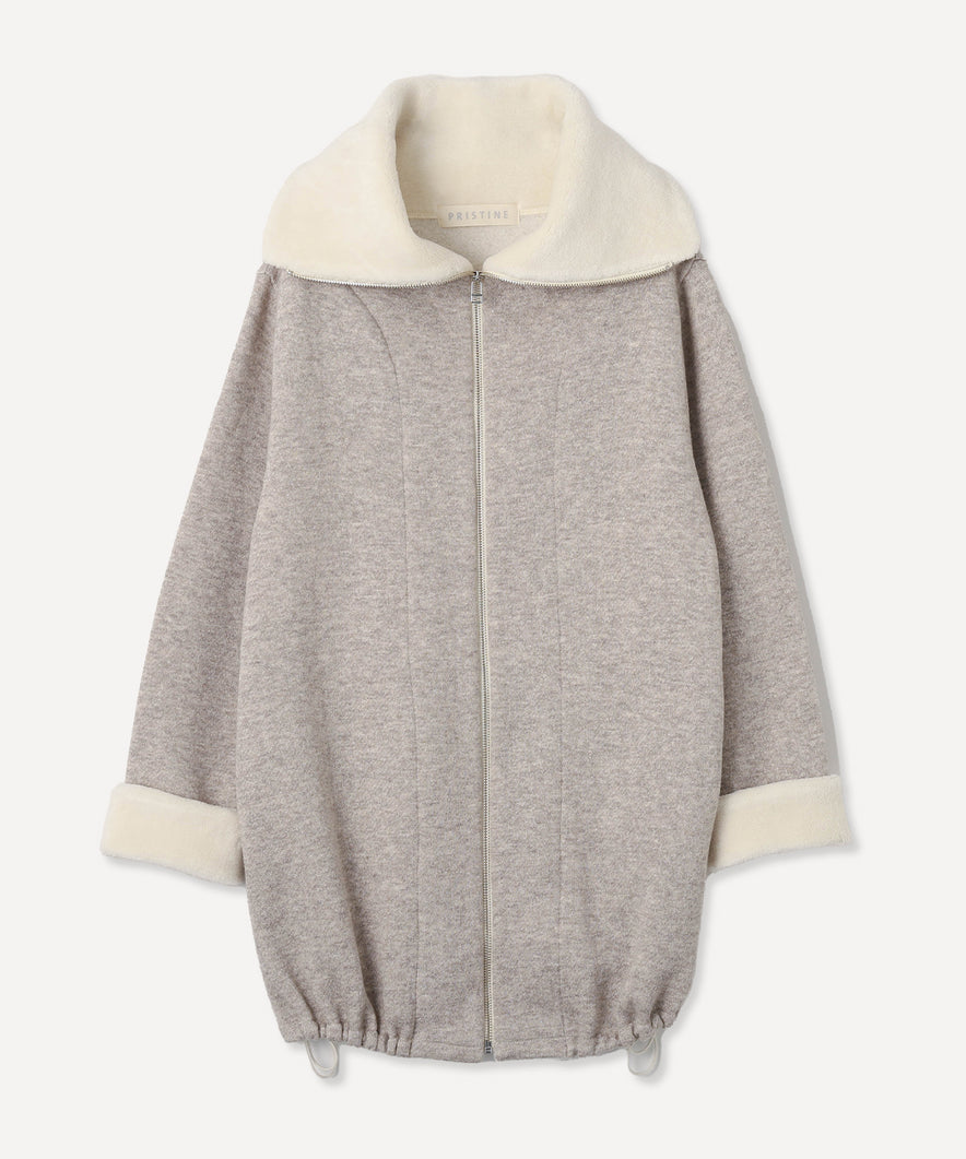 ヤク裏毛スタンドカラーバルーンジャケット