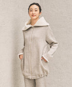 ヤク裏毛スタンドカラーバルーンジャケット