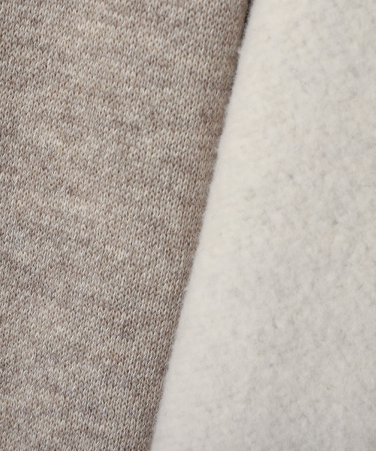 ヤク裏毛スタンドカラーバルーンジャケット / オーガニックコットン