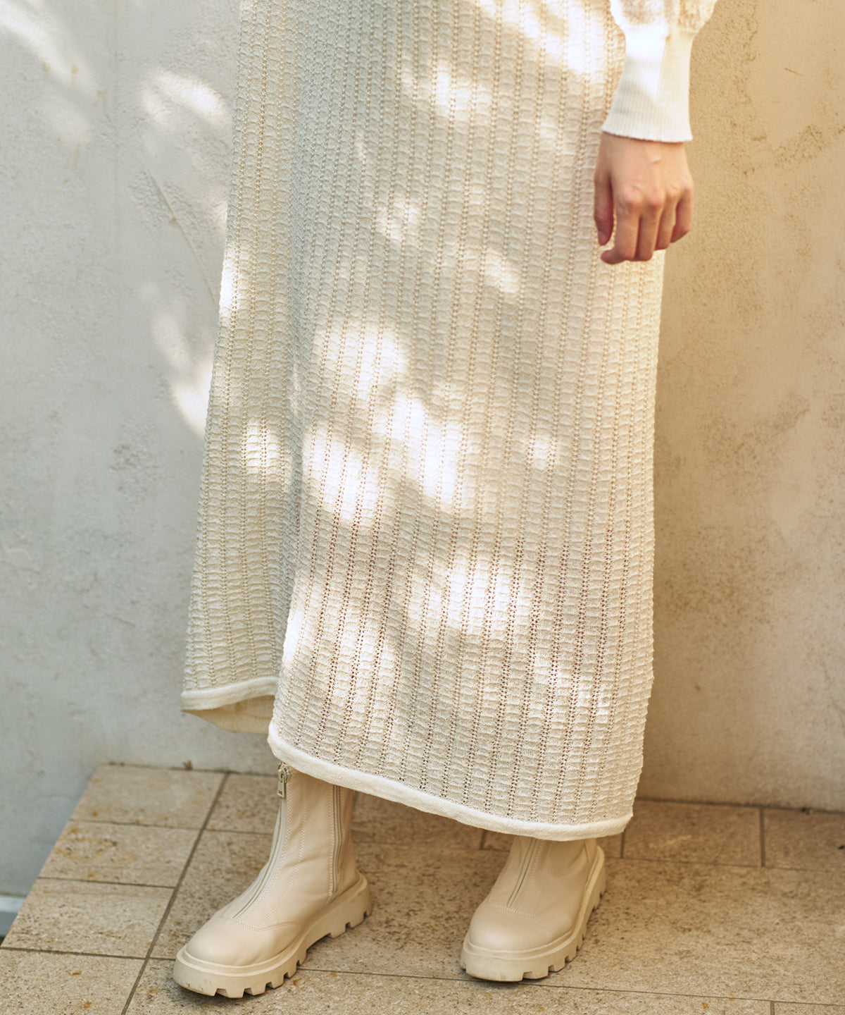 モデル身長 163cm
※お届けする商品は丈が7cm短くなります。