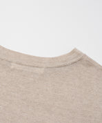 コットンリネンプレーティング天竺ワイドプルオーバー