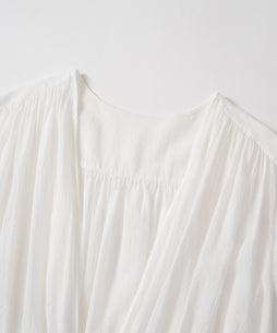 ちりめんギャザージレ