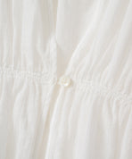 ちりめんギャザージレ