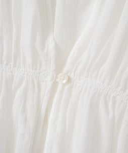 ちりめんギャザージレ