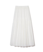 オーガニックコットン 「 ちりめんギャザースカート 」｜PRISTINE