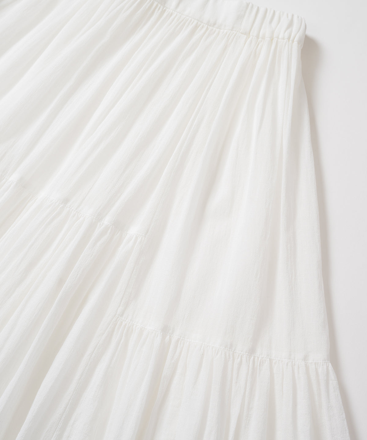 ちりめんギャザースカート