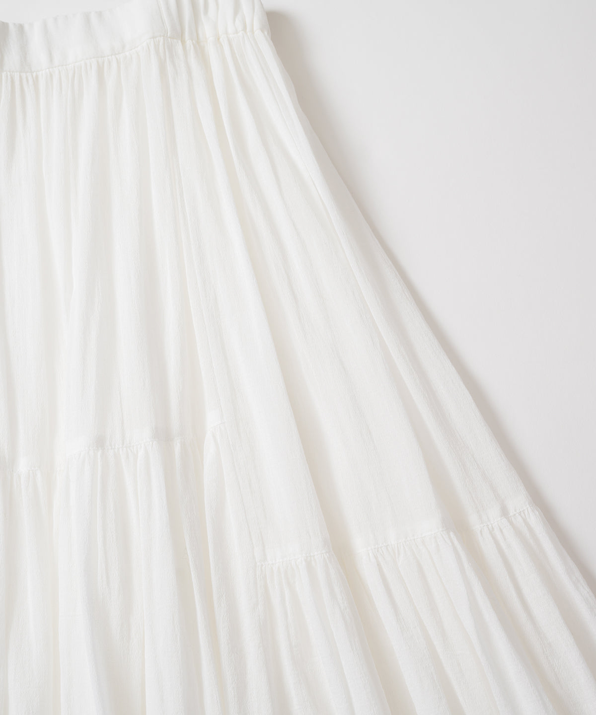 ちりめんギャザースカート