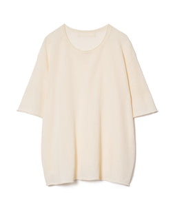 オーガニックコットン 「 ペーパーコットン半袖プルオーバー 」｜PRISTINE
