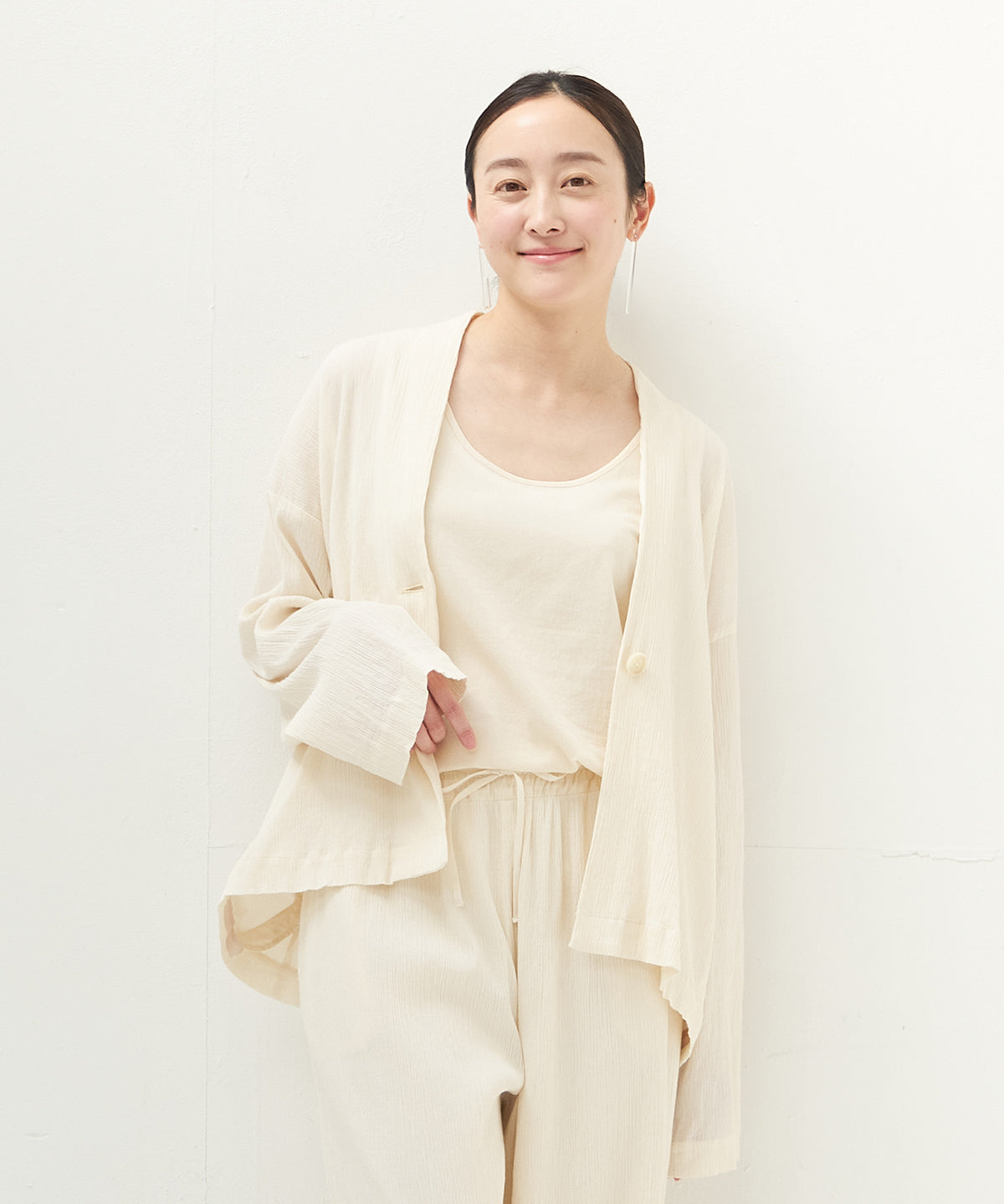 # モデル身長163cm ナチュラル着用