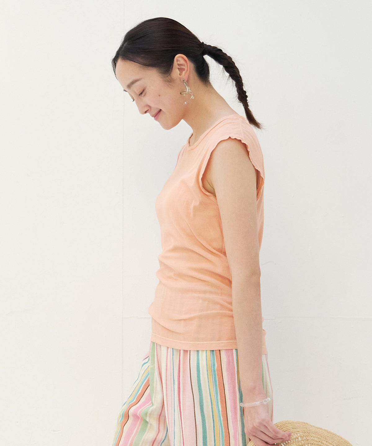 モデル身長163cm ピンク着用