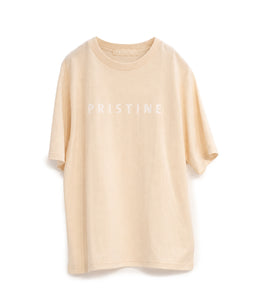 オーガニックコットン 「 【30th】PRISTINEロゴ入りTシャツ（ホワイト）」｜PRISTINE
